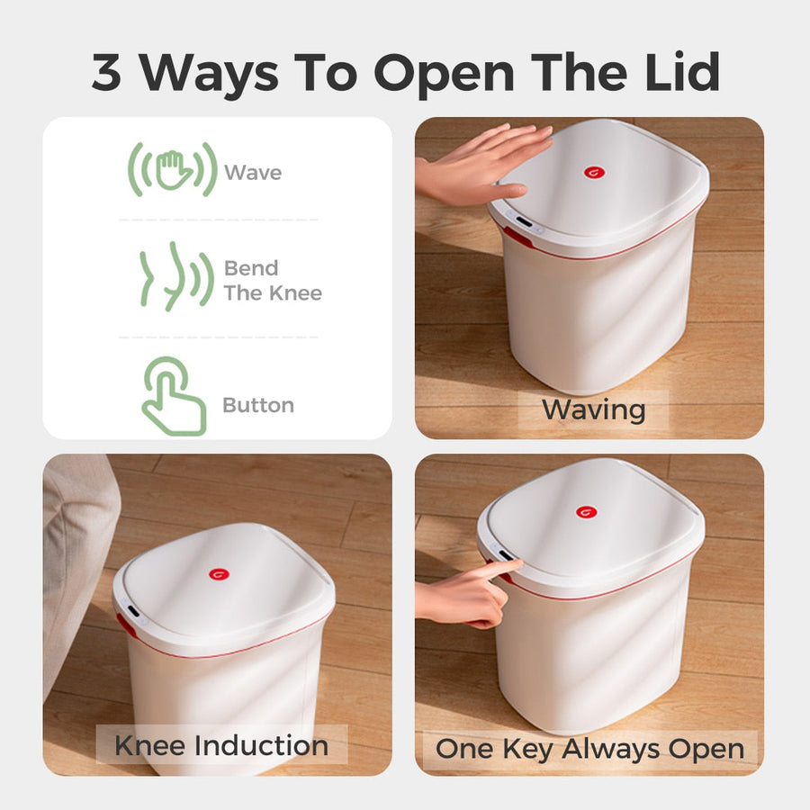 Smart Automatic Bagging Smart Sensor Trash Can - Image 5