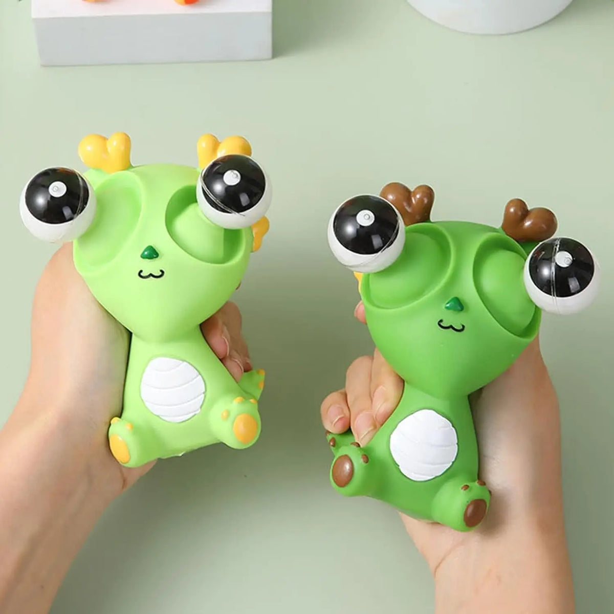 Pop-Eye Squeeze Stress Relief Toy Dragon