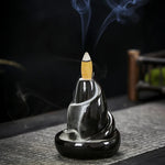 Black River Ceramic Backflow Incense Burner