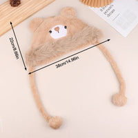 Fluffy Bear Winter Hat - Image 3