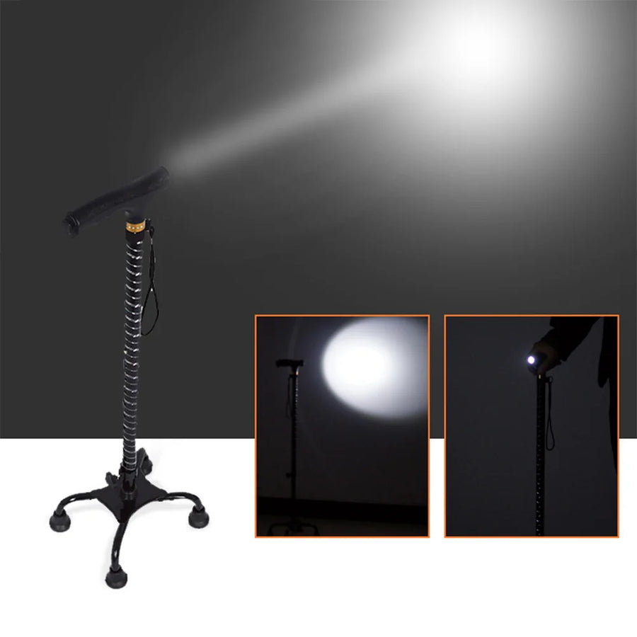 Four-Legged Anti-Slip Walking Stick - Image 3