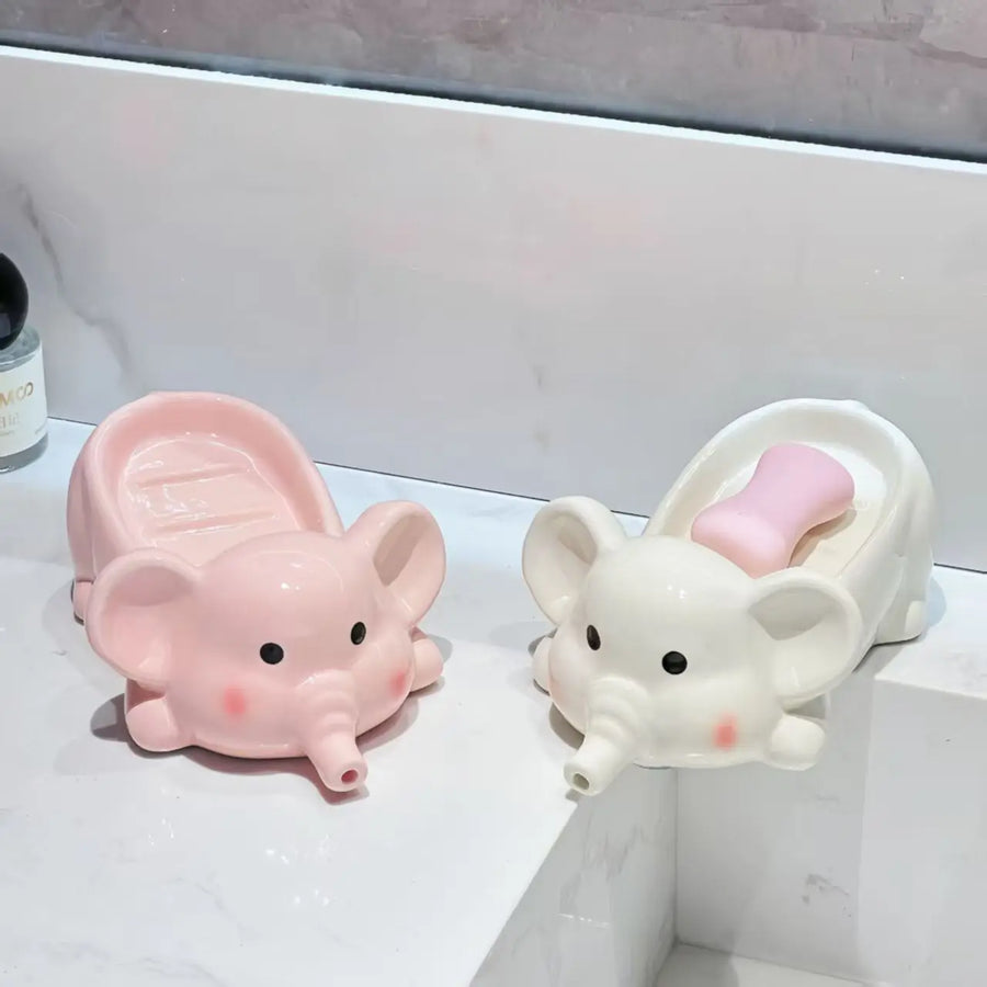 Tusk & Suds Elephant Soap Drain Holder