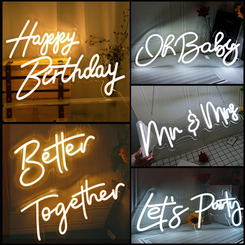 Creative LED Neon Decoration Lights