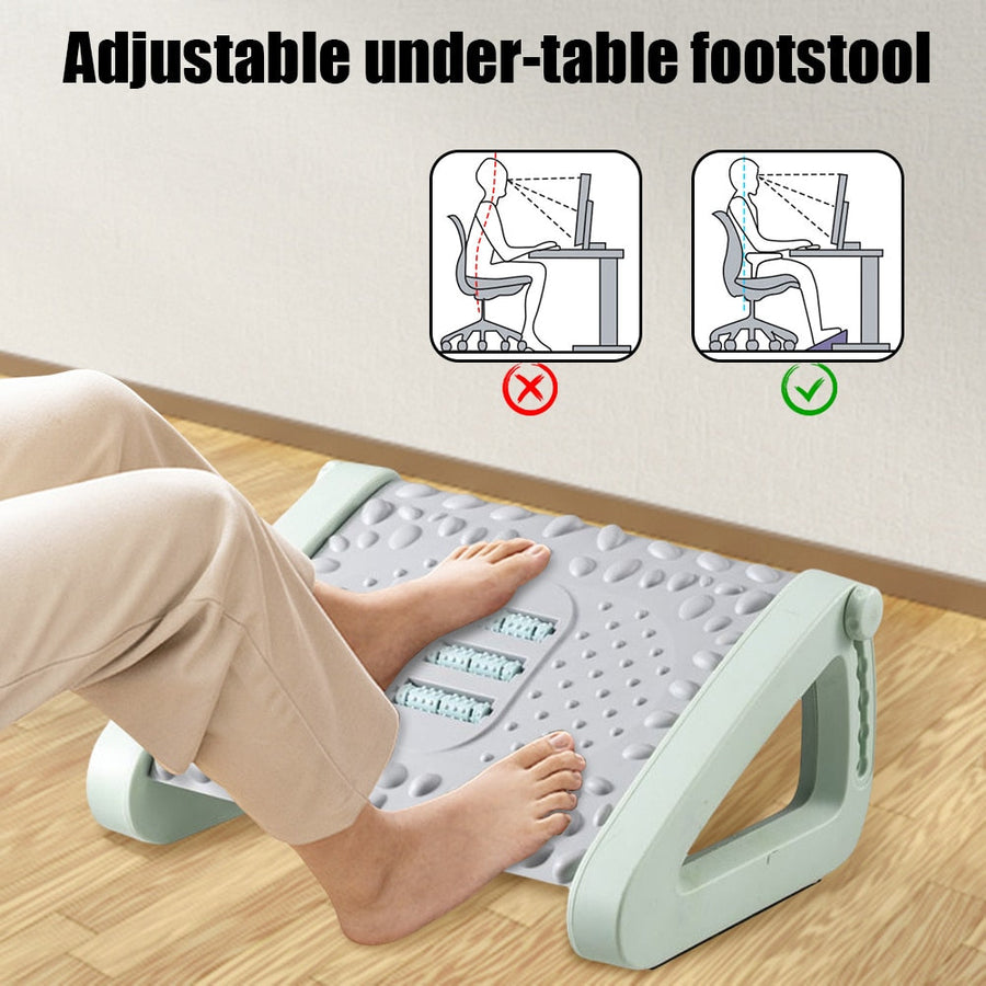 Ergonomic Home Office Foot Rest Massager - Image 5