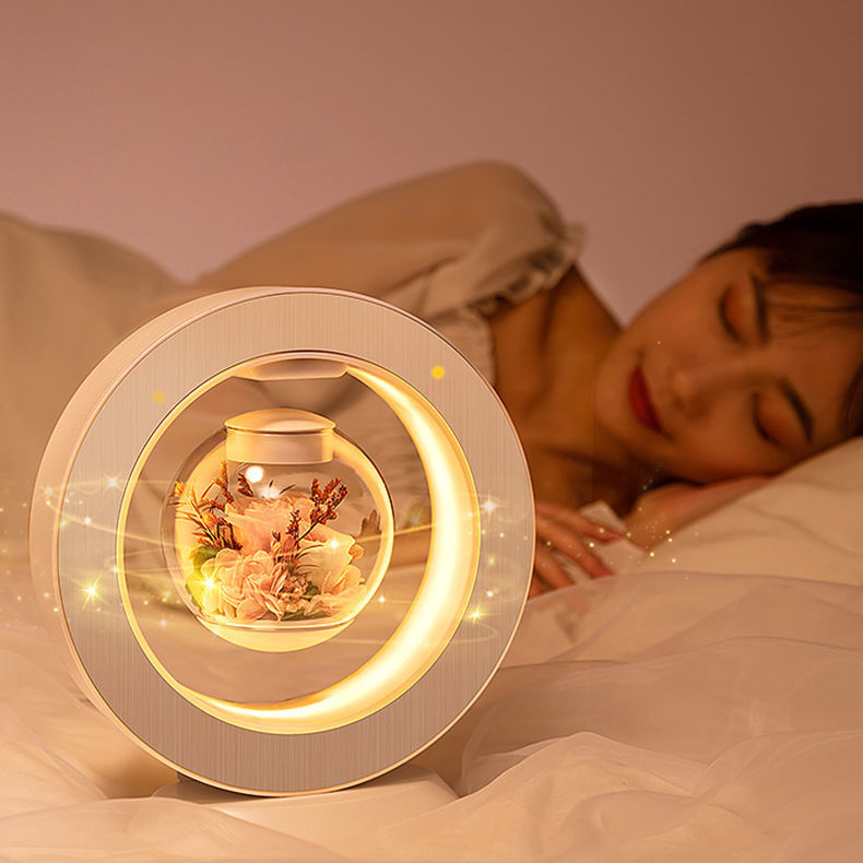 Magnetic Love Forever Levitating Flower Lamp - Image 3