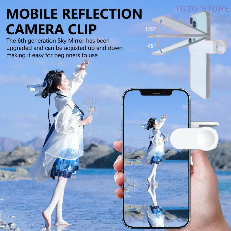 Phone Camera Mirror Reflection Effect Clip Kit