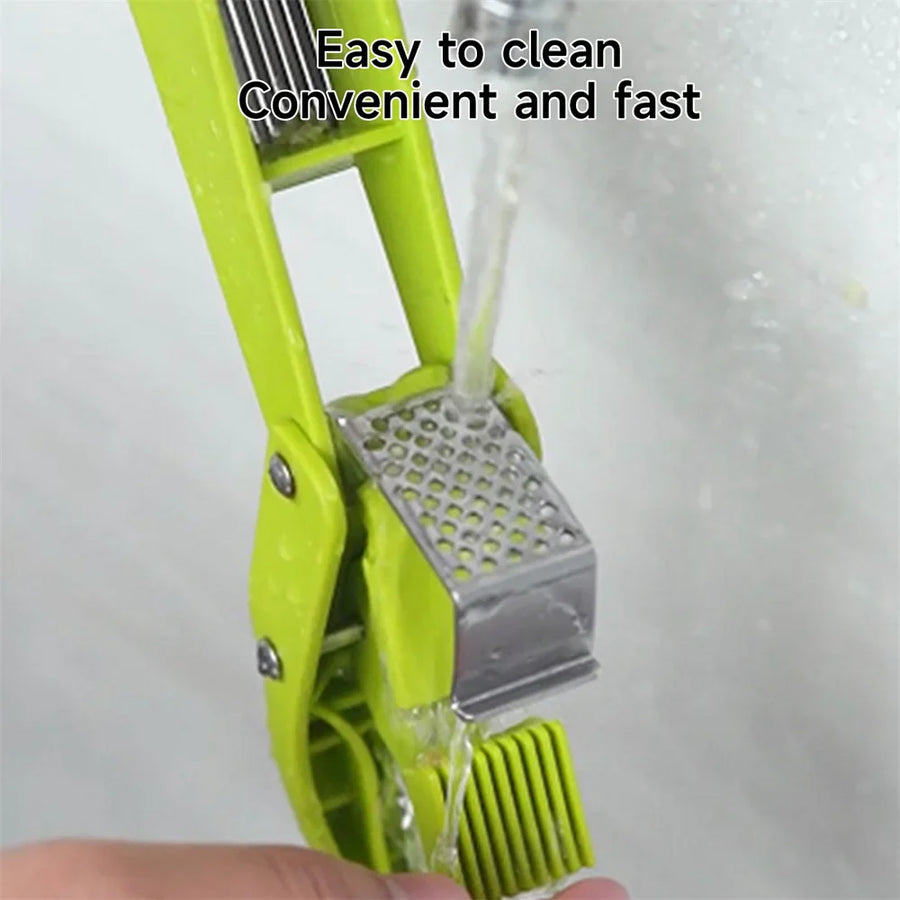2in1 Garlic Crusher Slicing Kitchen Gadget - Image 2