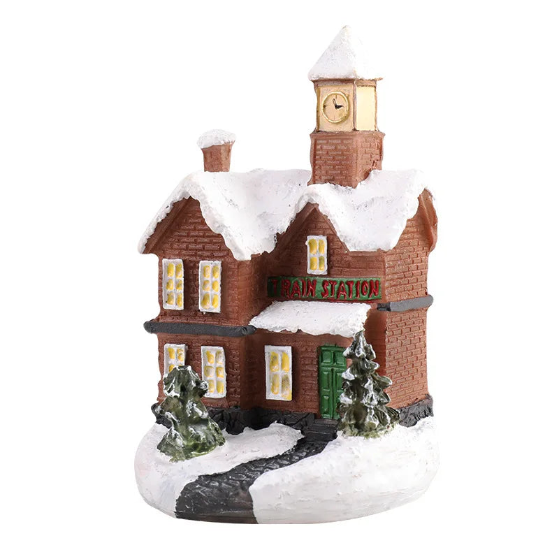 Winter Dreams LED Christmas House Figurines - Image 8