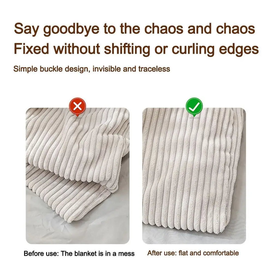 Stay Put Anti-Slip Easy Duvet Cover Snap Clip Set - Image 9