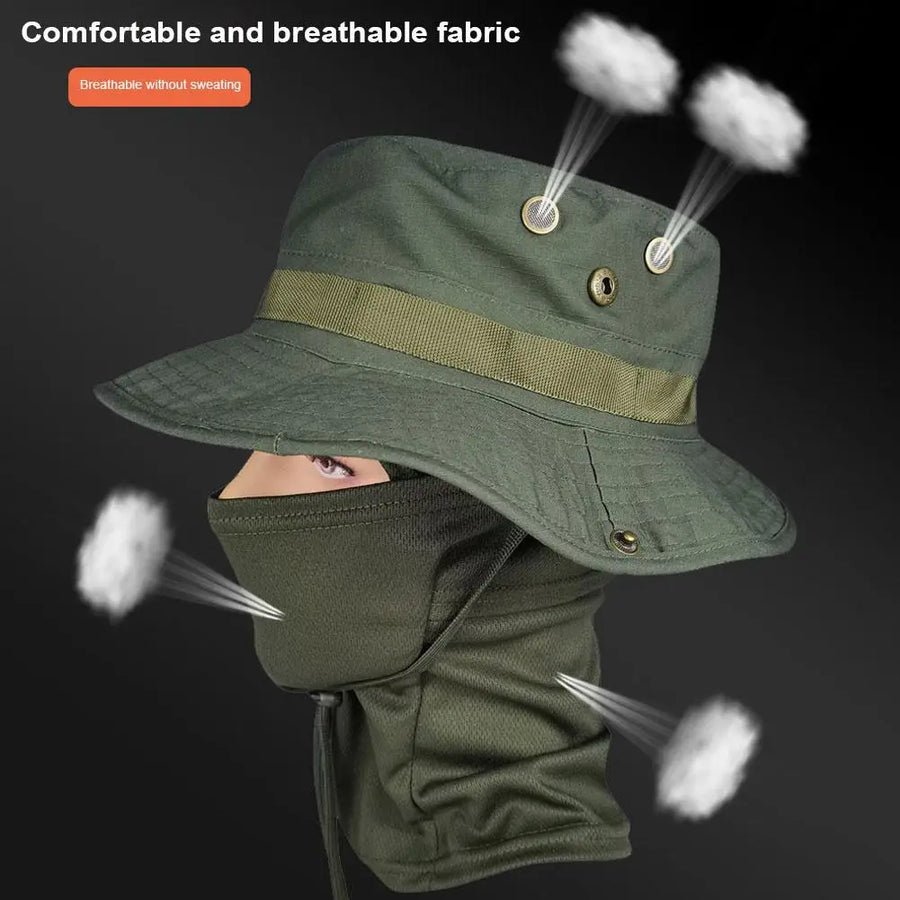 Breathable Hiking Camouflage Adjustable Boonie Hat - Image 4