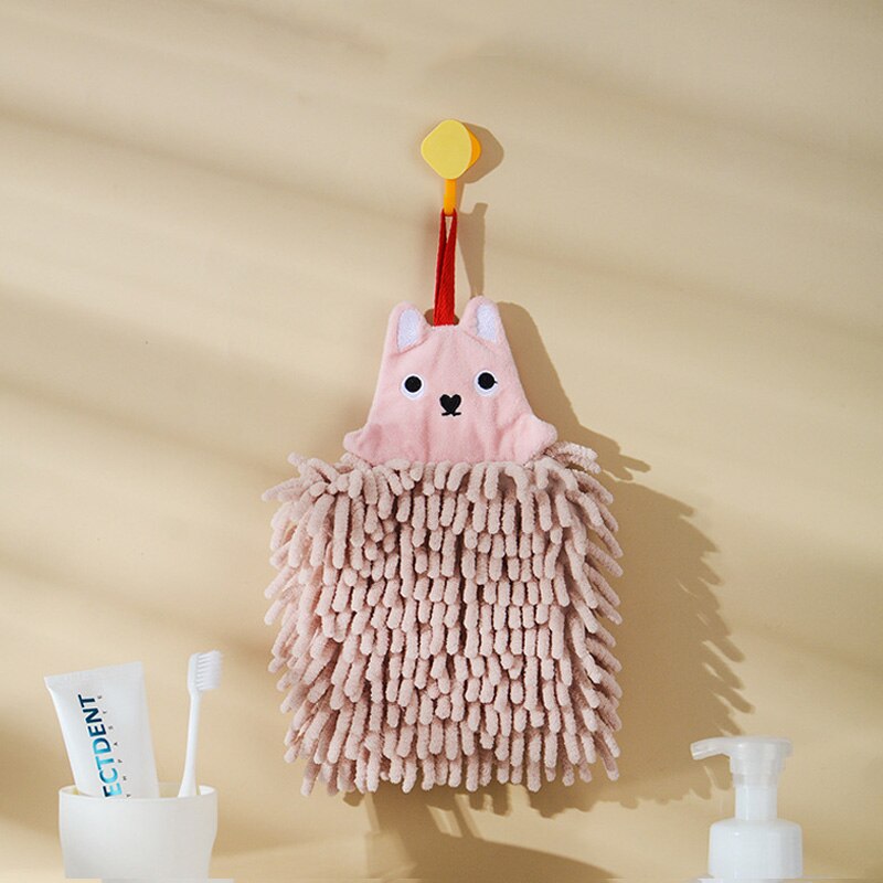 Quick Water Absorber Bear Plush Hand Towel - Image 8
