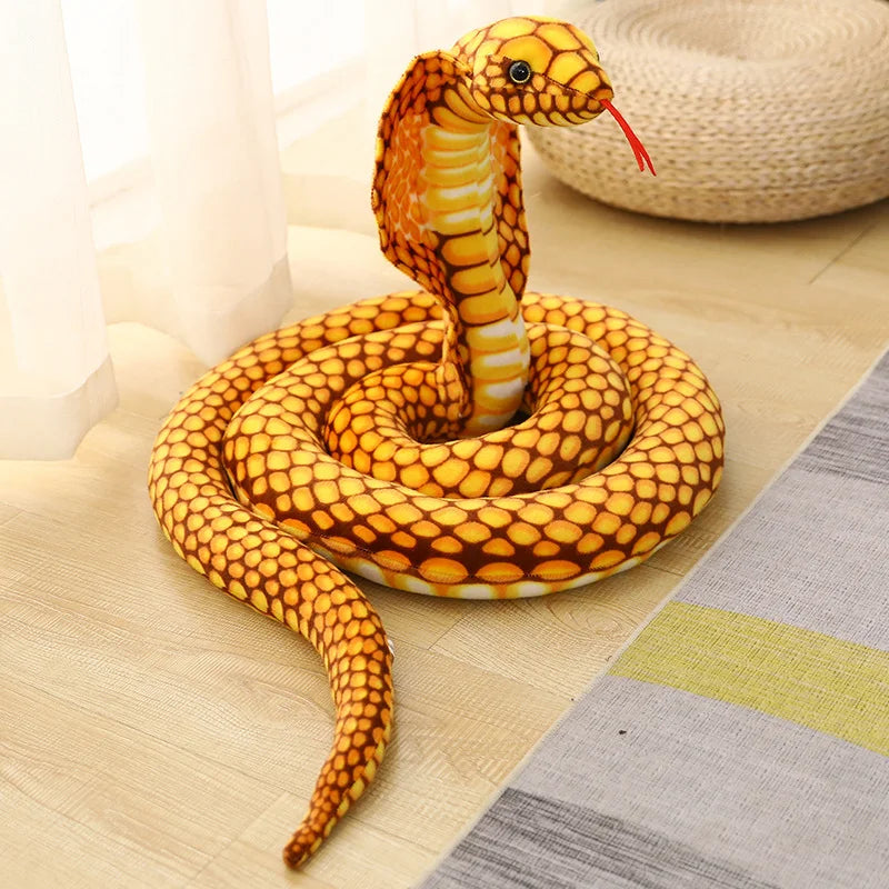 Colorful Cobra Plush Toy