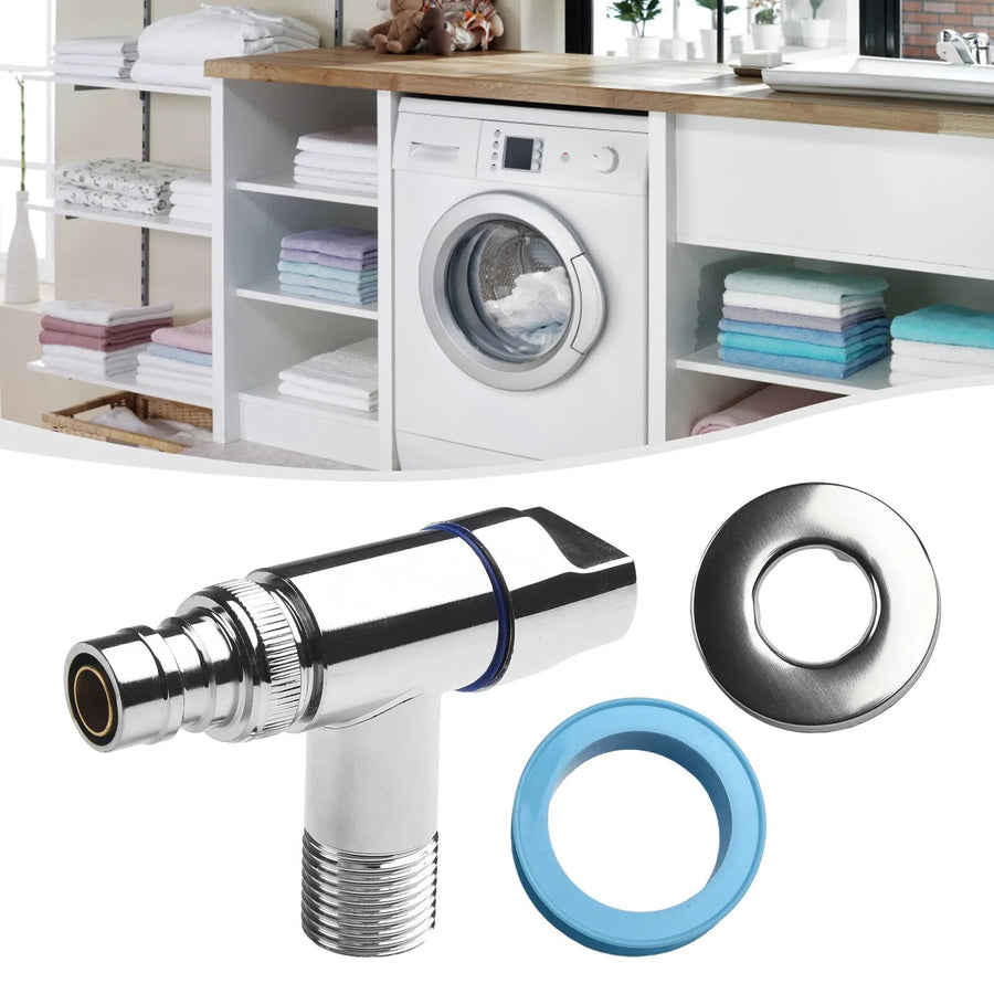 Angle Valve Washing Machine Automatic Water Stopper - Image 1
