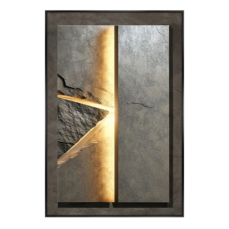 New Rock Texture Led Porcelain Wall Lamp - Image 7