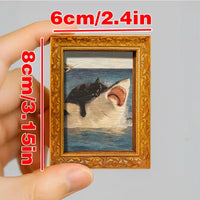 Cat vs Shark Fridge Magnet - Image 4