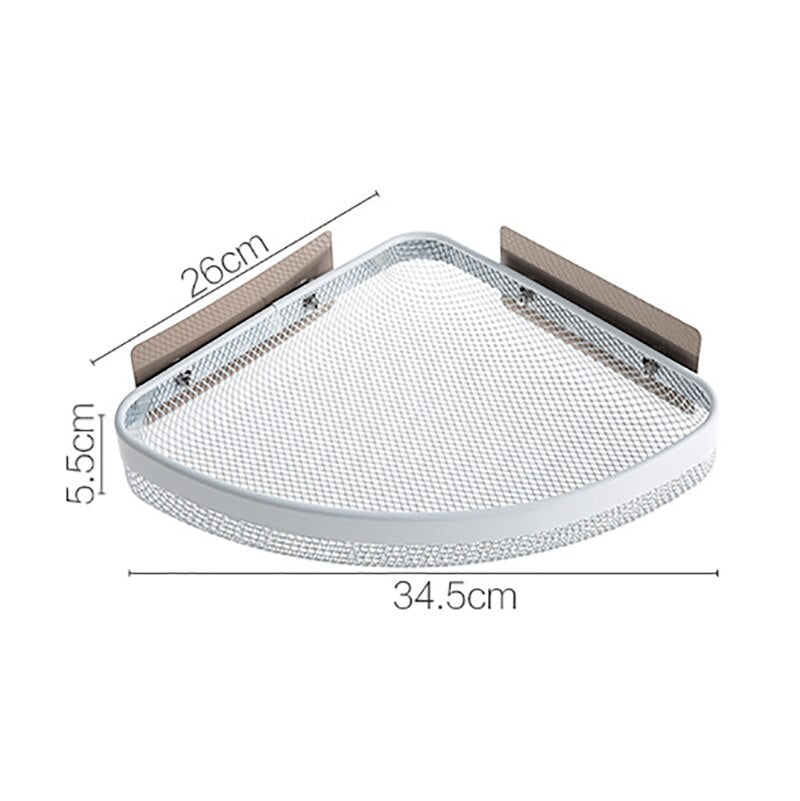Corner Frame Bathroom Shower Organizer Shelf - Image 7