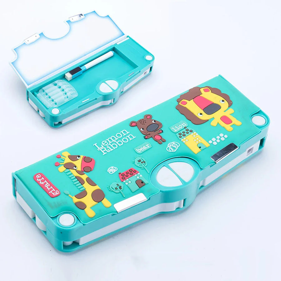 Korean Style Cute Multifunctional Kids Pencil Case - Image 12
