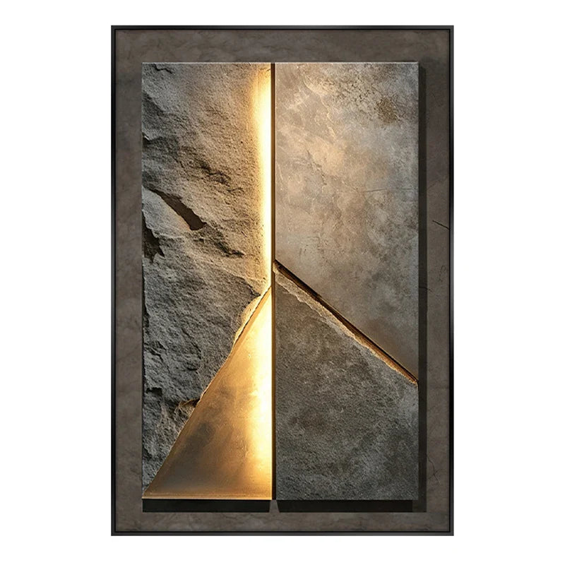 New Rock Texture Led Porcelain Wall Lamp - Image 8