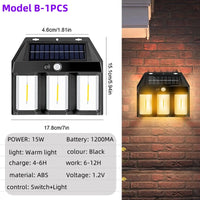 Night Guard LED Solar Wall Waterproof Lamp - Image 7