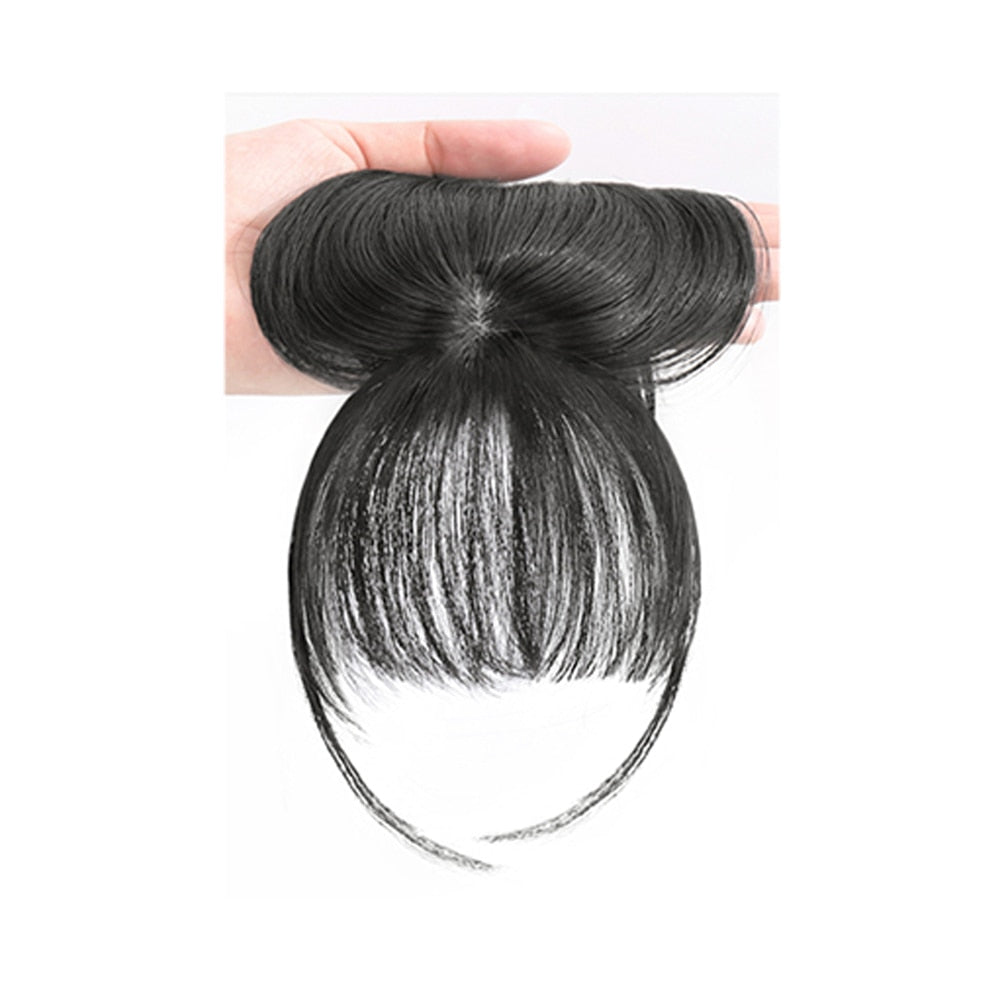 Clip-On Natural Look Synthetic Hair Bangs