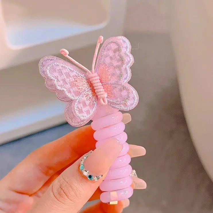 Butterfly Wings Spiral Hair Band - Image 2
