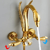 Gold Swan Design Rainfall Shower System - Image 4