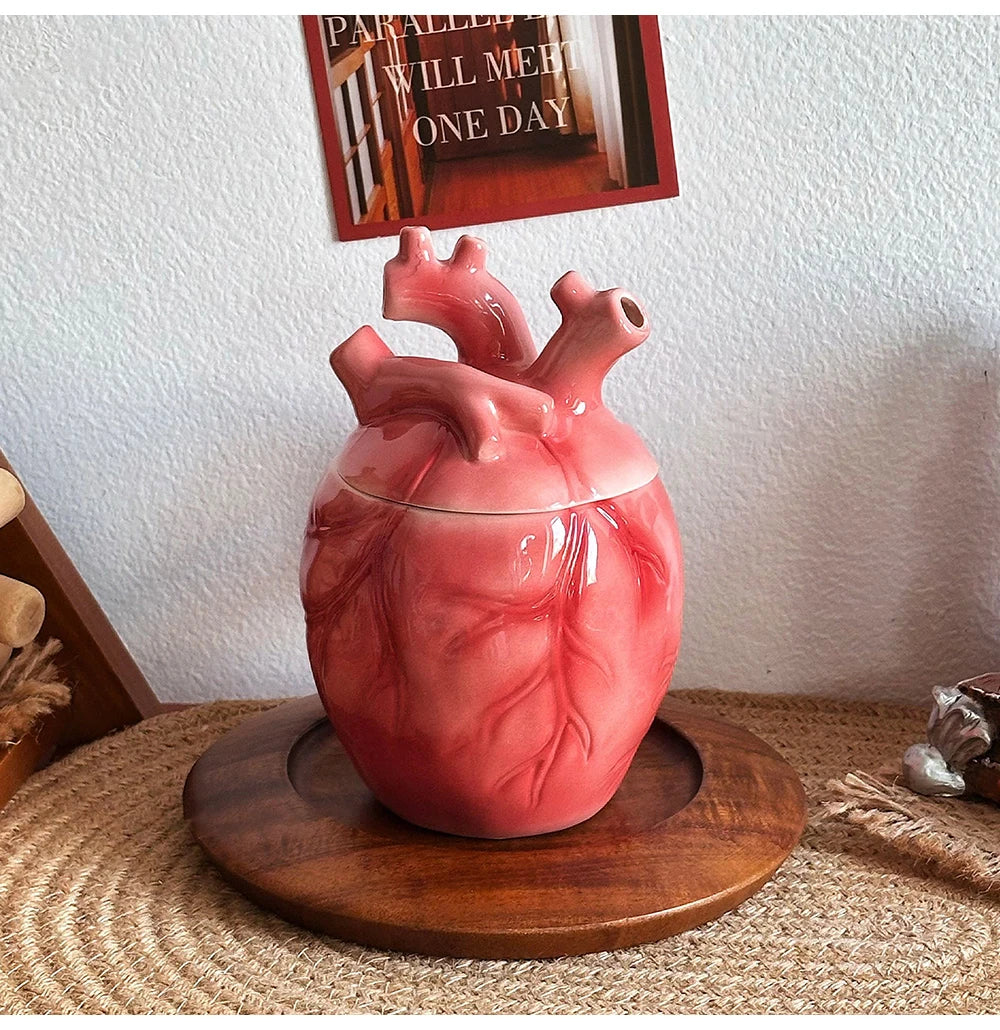 Skip a Beat Anatomical Heart Coffee Mug