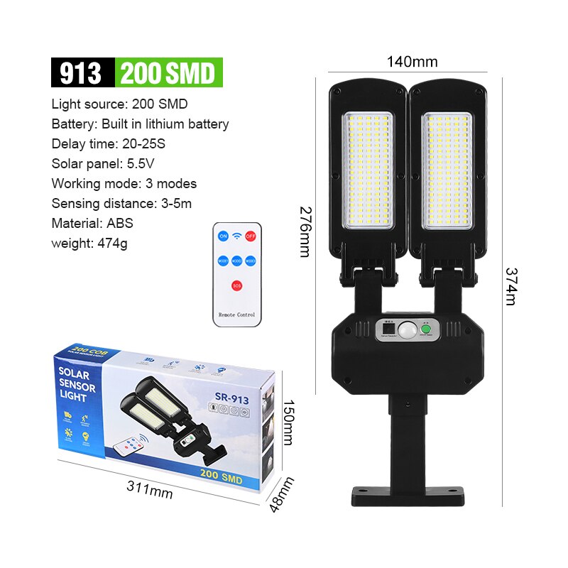 Solar-Powered Smart Waterproof Motion Sensor Lamp - Image 5