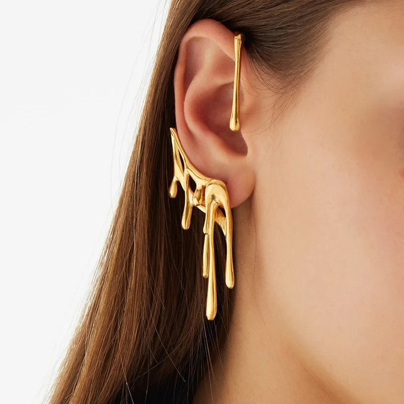 Shiny Snake Wrap Earring