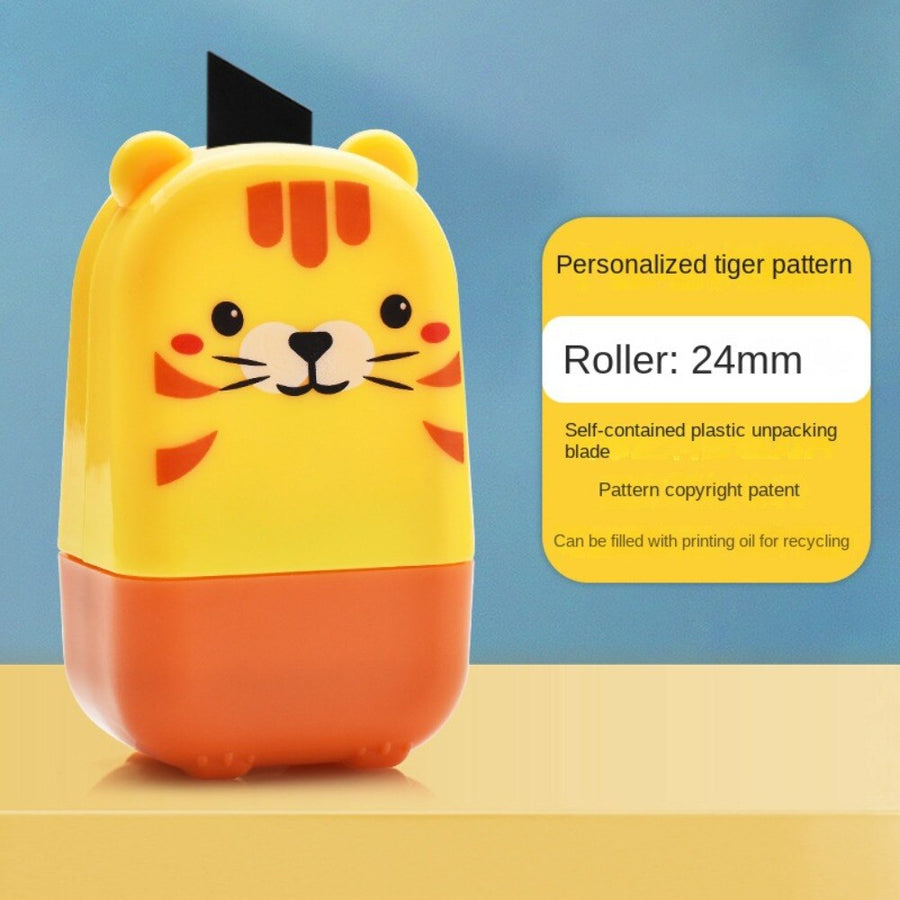 Mini Cartoon ID Protection Roller Stamp - Image 4