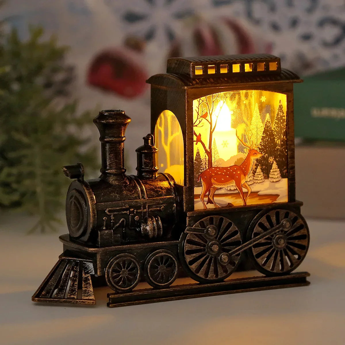 Winter Express Train LED Night Lamp - Image 9