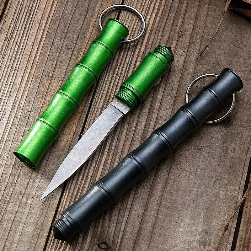 Bamboo Portable Self Defense Camping Knife - Image 0