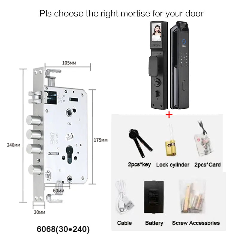 Automatic Secure Face Recognition Smart Fingerprint Door Lock - Image 12