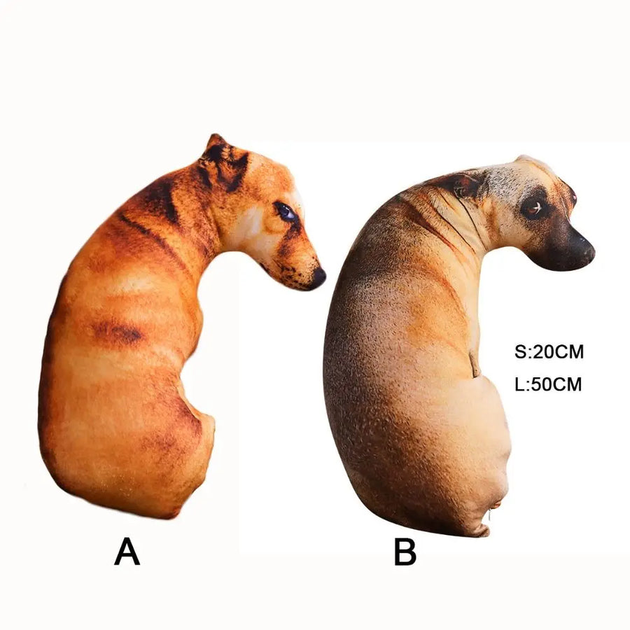 Realistic Dog Soft Dog Plush Pillows - Image 4