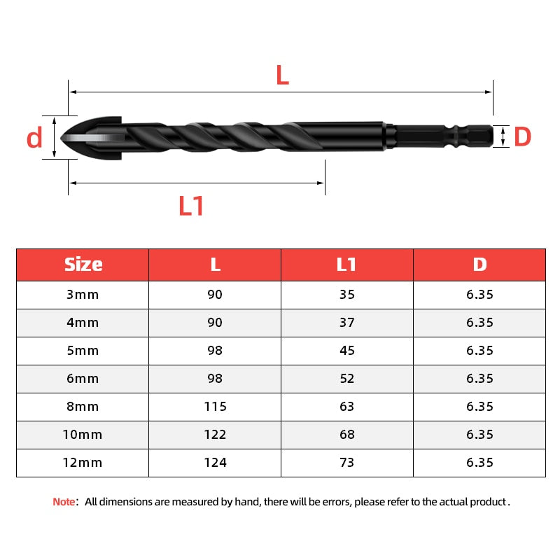 Heavy-Duty Mega Ultimate Cross Hex Drill Bit Set - Image 5