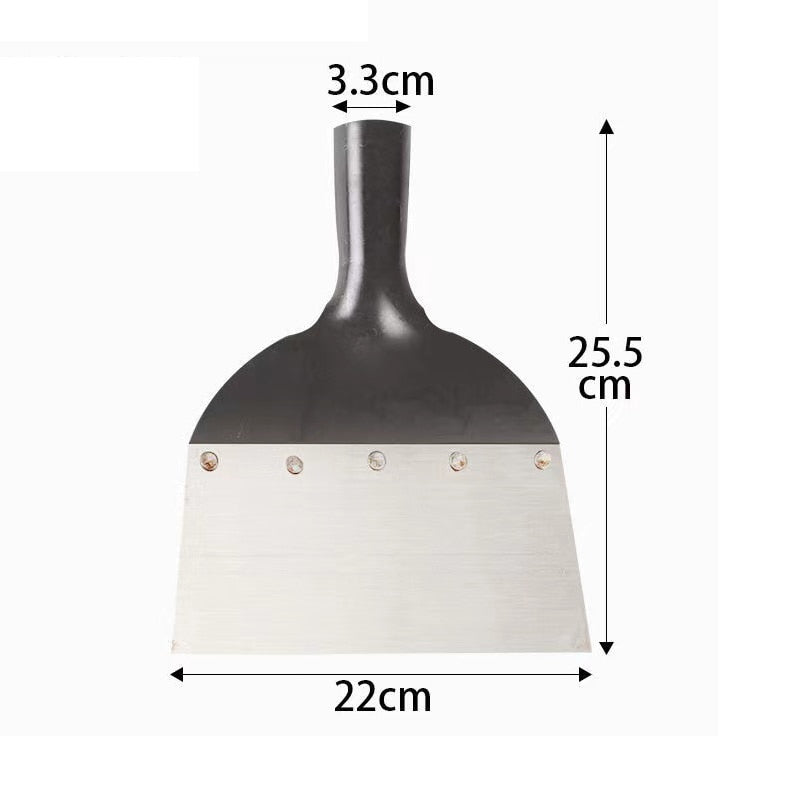 Multifunctional All-Steel Garden Cleaning Shovel