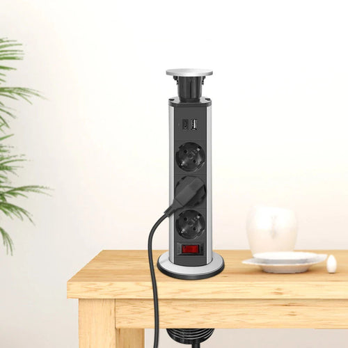 Cable Organizer Table Socket Pop-Up Power Strip - Image 0