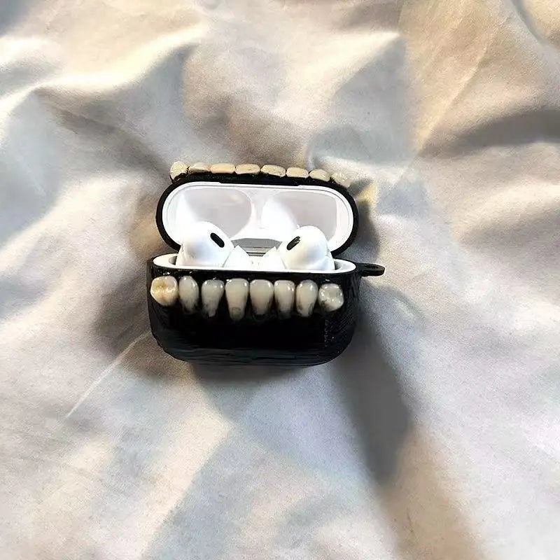 All Smiles Funny Teeth AirPods Cover Case