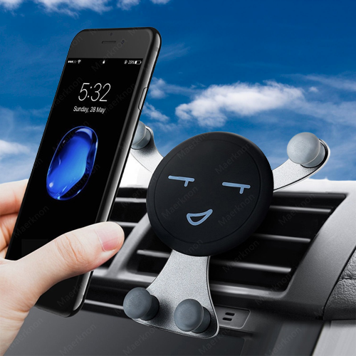 Gravity Support Air Vent Clip Car Phone Holder - Image 0