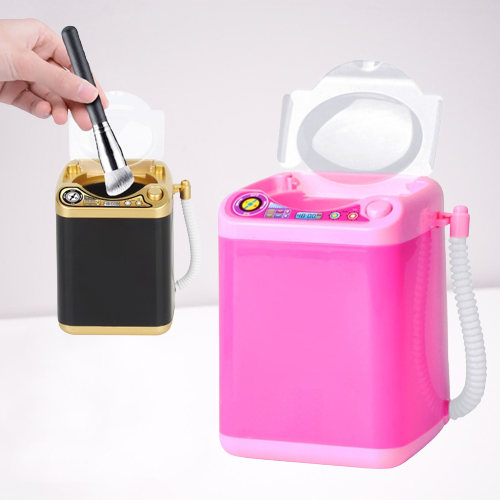 Powder Glow Mini Electric Makeup Brush Washer - Image 0