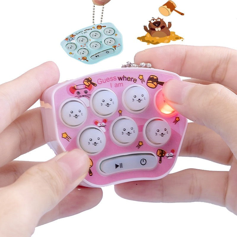 Mini Pocket Whac-a-mole Keychain Toy - Image 1