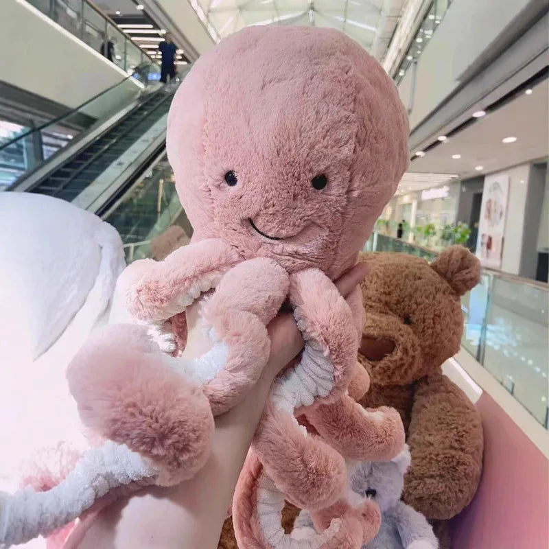 Friendly Octopus Soft Huggable Plush Toy - Image 2