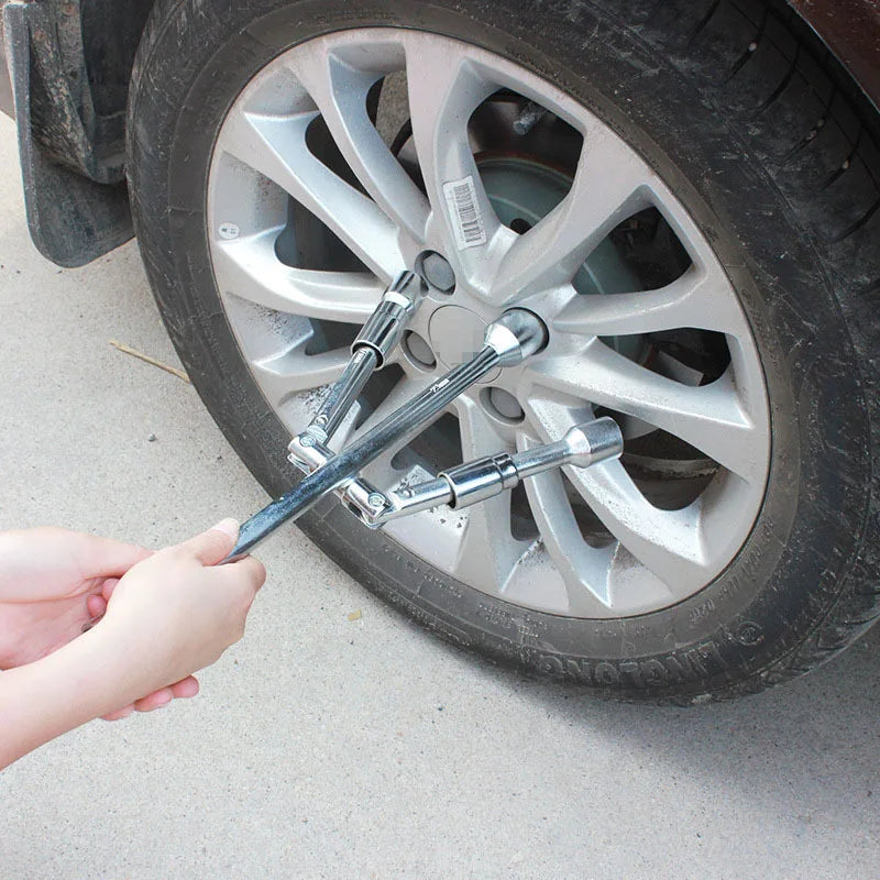 Quick Turn Compact Auto Lever Car Tire Wrench - Image 2