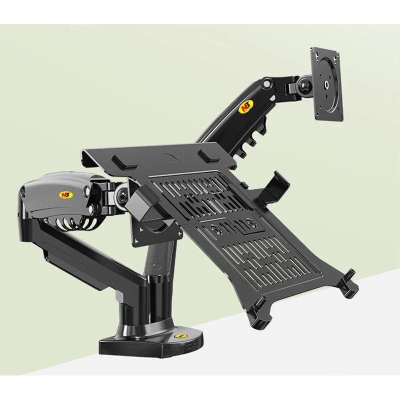 Dual Arm Adjustable Laptop Monitor Riser Mount · Mavigadget
