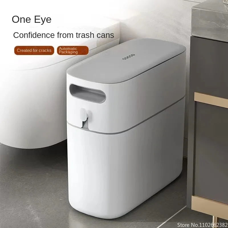 Smart Dispose Auto Wrap Trash Can - Image 2