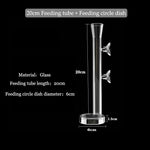 Transparent Aquarium Glass Tube Fish Feeder