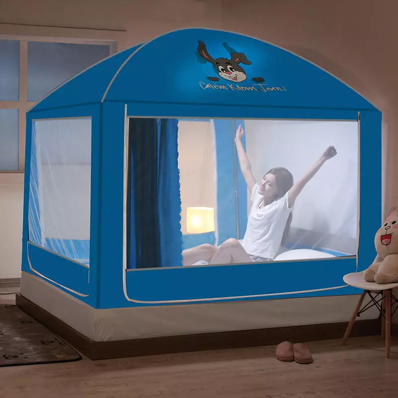 Dust-Proof Anti-Fall Long Sleep Mosquito Bed Tent - Image 5