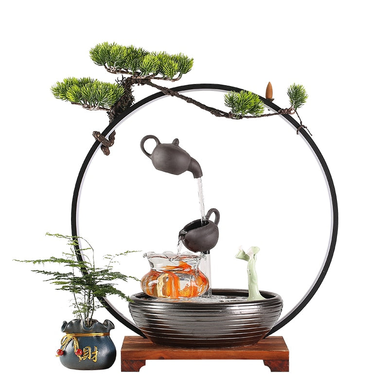 Luxury Waterfall Incense Burner Aromatherapy Mini Fountain - Image 2
