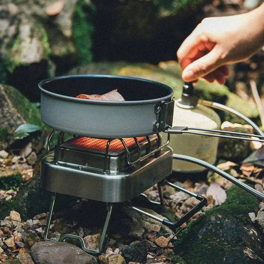 Heat Fold Portable Gas Camping Stove - Image 1