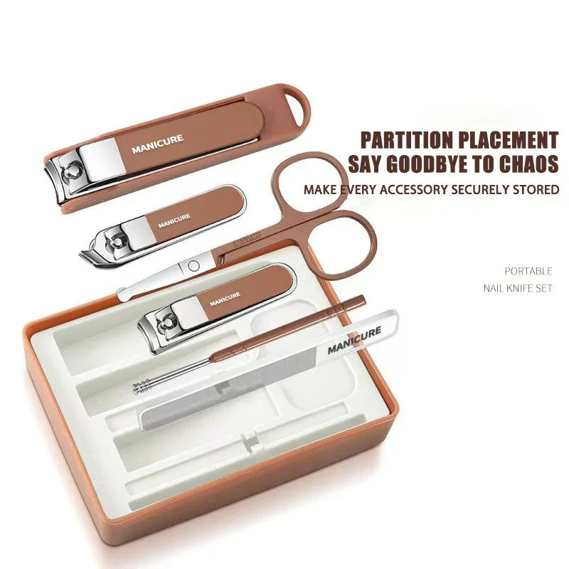 Professional Nail Manicure Stainless Steel Tool Set - Image 4